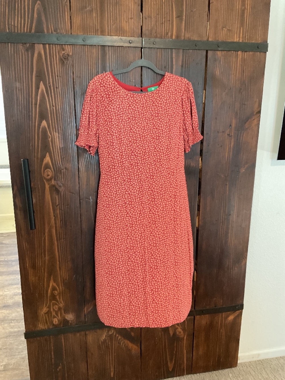 Dip red dress